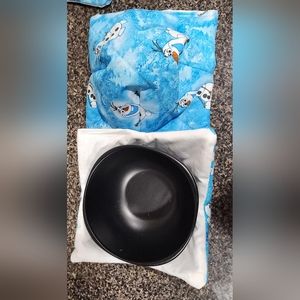 olaf themed bowl cozy
